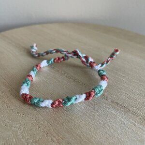 Lisette Bracelet, anklet, trendy, comfortable, tie, embroidery thread, woven, gi